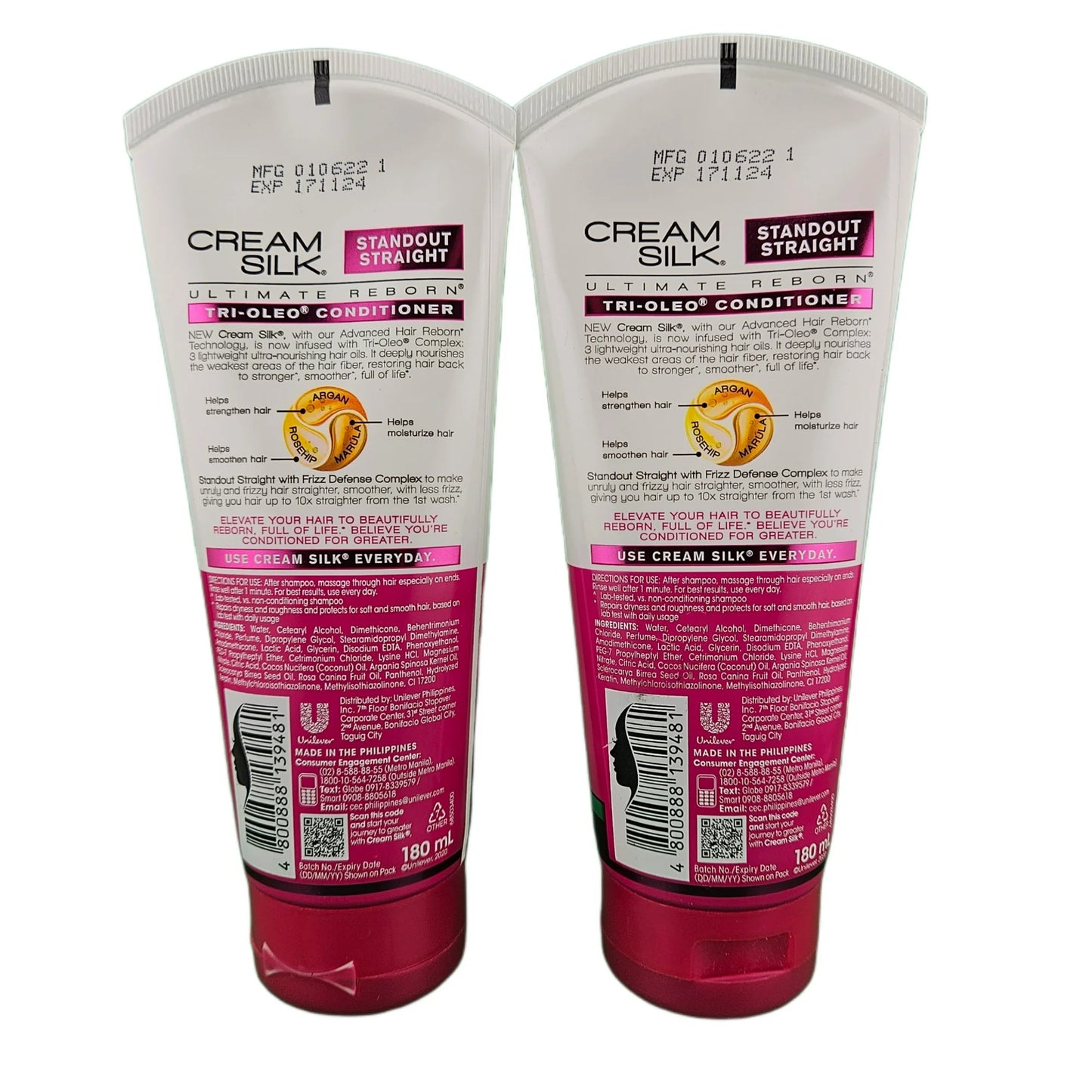 Cream Silk Conditioner Standout Straight 180mL (set of 2)