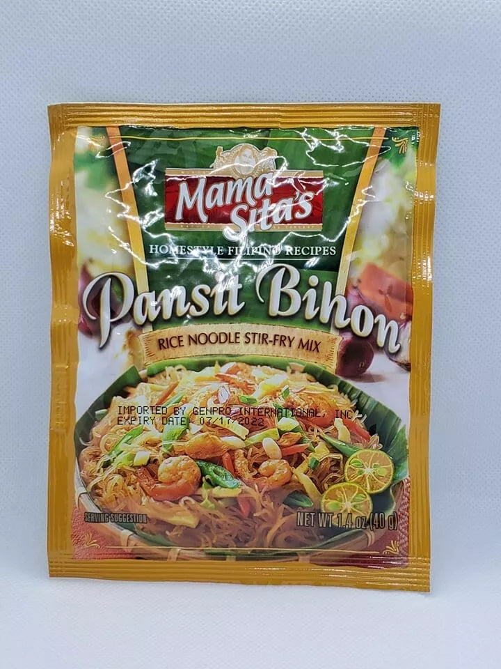 Mama Sita's Pansit Bihon (Rice Noodle Stir-Fry Mix) 40g (Set of 3)