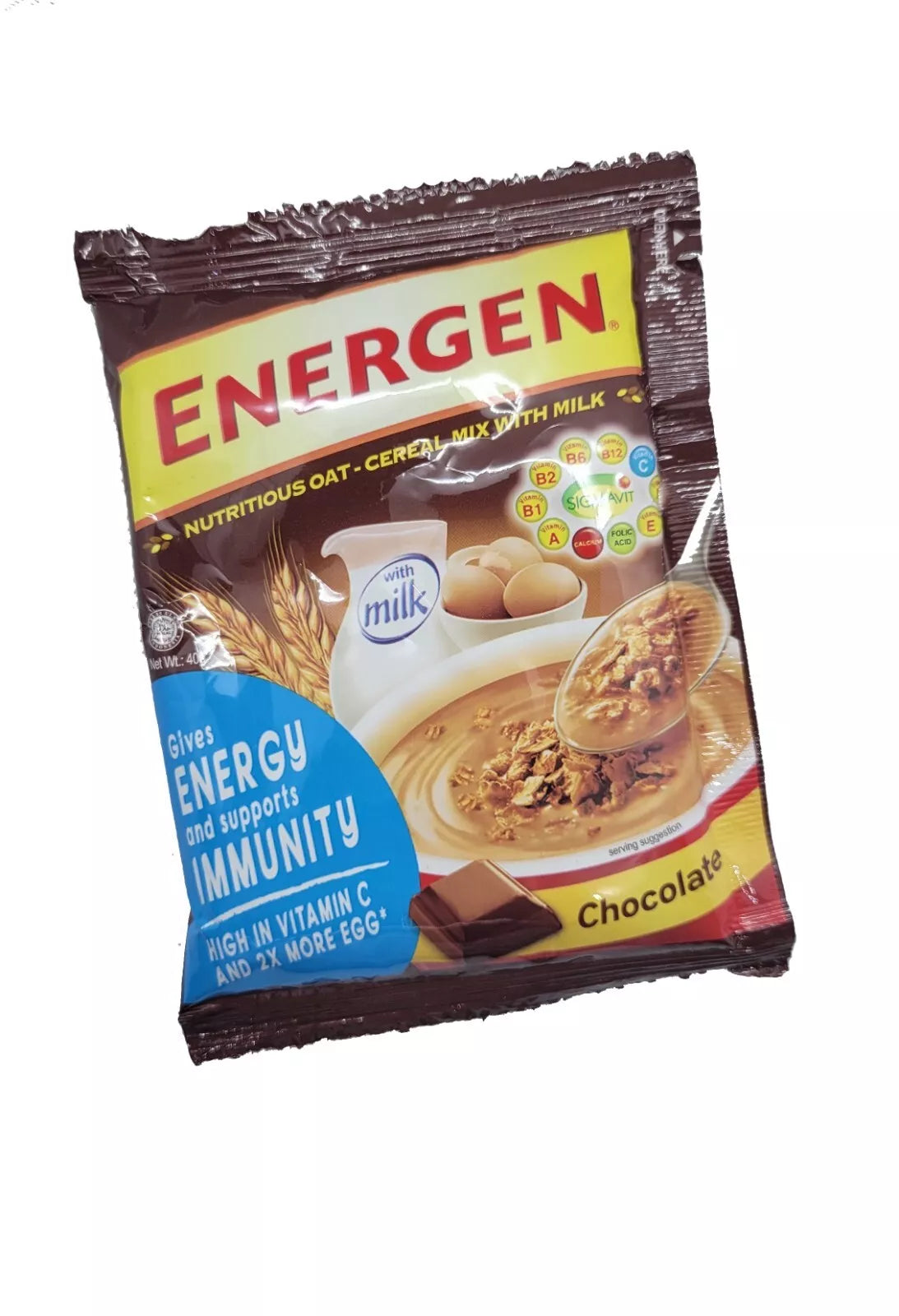 ENERGEN Nutritious Oat - Cereal Mix With Milk (10 packs of 40g)