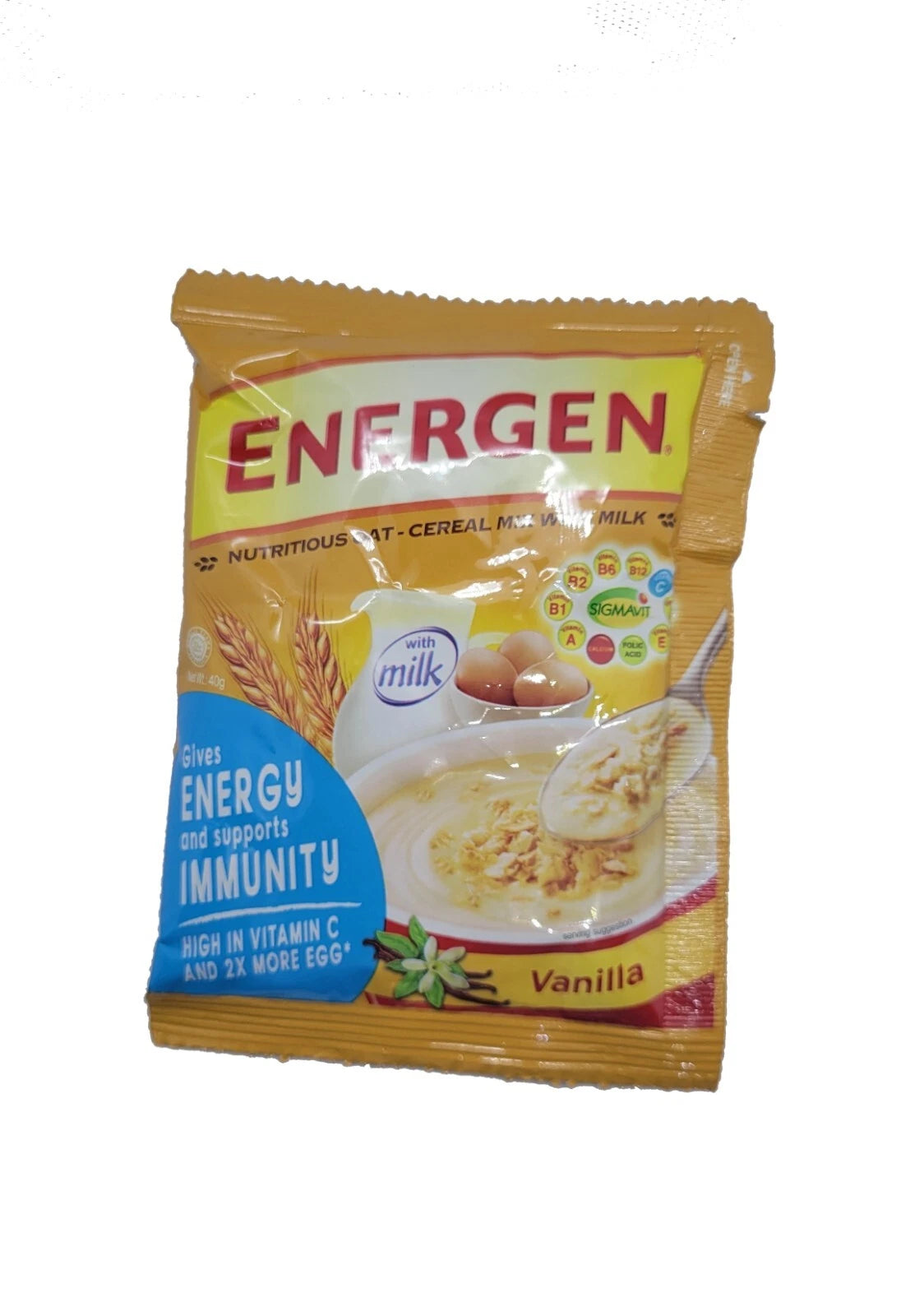 ENERGEN Nutritious Oat - Cereal Mix With Milk (10 packs of 40g)