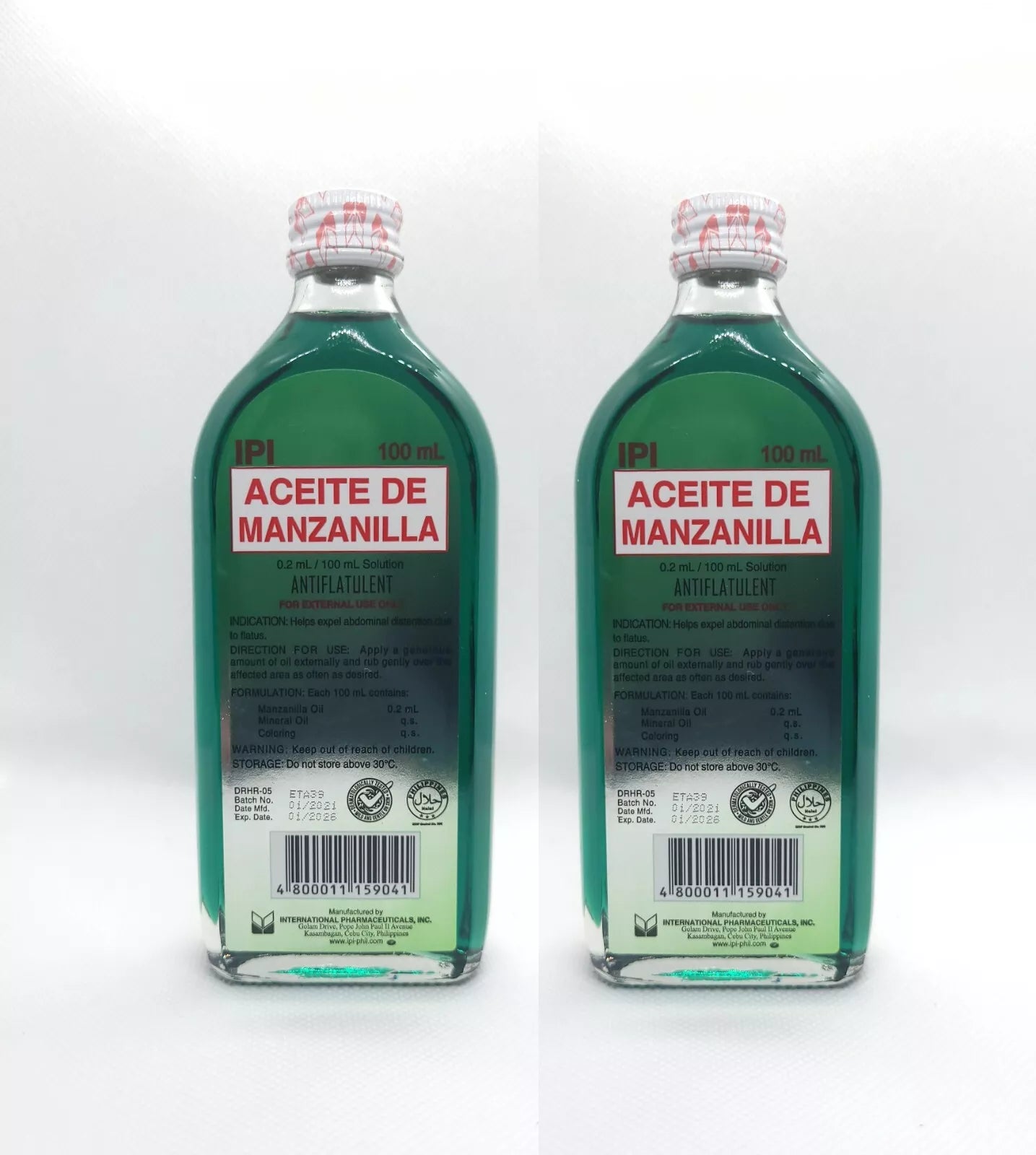 Aceite De Manzanilla 100ml (Antiflatulent)