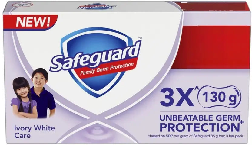 Safeguard Ivory White Care (3 x 130g)