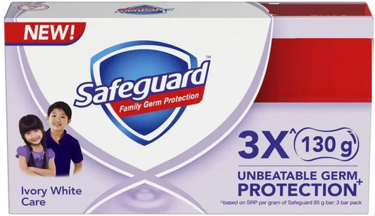 Safeguard Ivory White Care (3 x 130g)