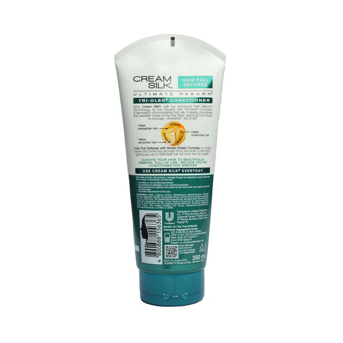 Cream Silk Conditioner Hair Fall Defense Set of 2 (350ml or 180ml)