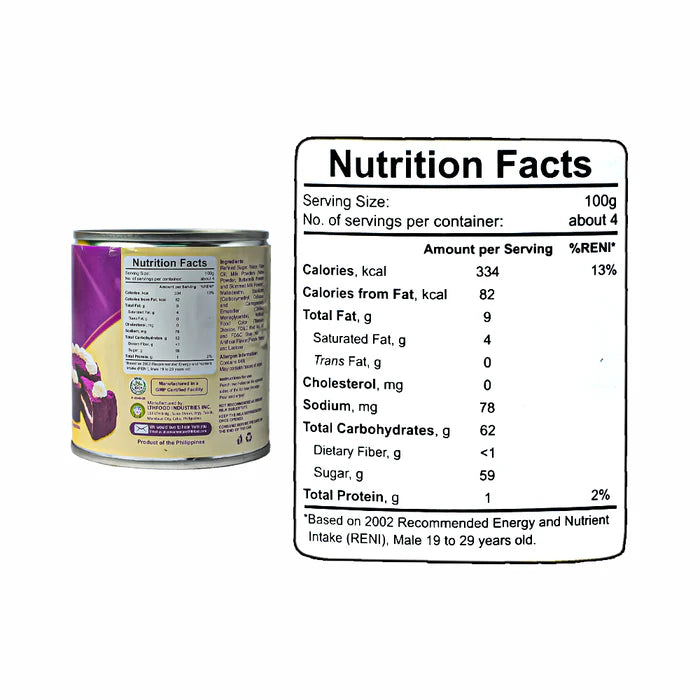 Jersey Ube Condensed Creamer 390g (2 Cans)