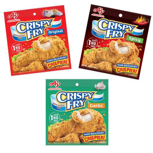 Crispy Fry Breading Mix 62g (Original, Spicy, Garlic)