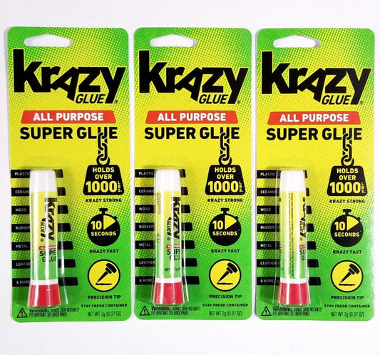 Krazy Glue All Purpose 2g (Set of 3)
