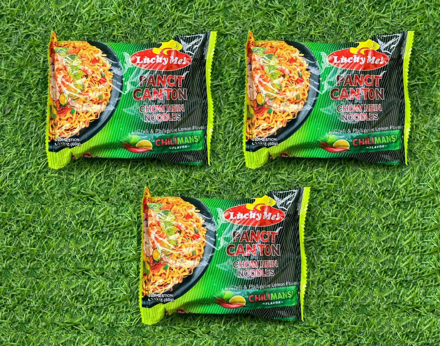 Lucky Me Pancit Canton (Extra Hot Chili, Chilimansi, Kalamansi)