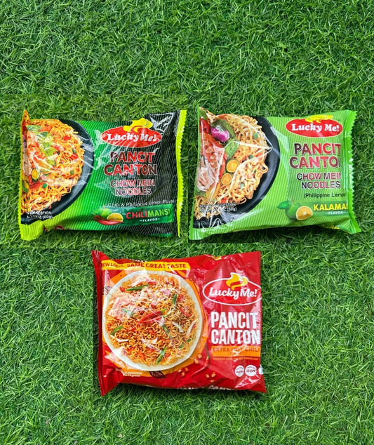 Lucky Me Pancit Canton (Extra Hot Chili, Chilimansi, Kalamansi)