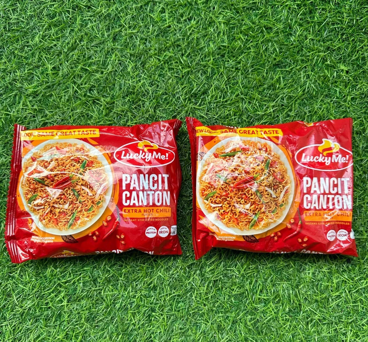 Lucky Me Pancit Canton (Extra Hot Chili, Chilimansi, Kalamansi)