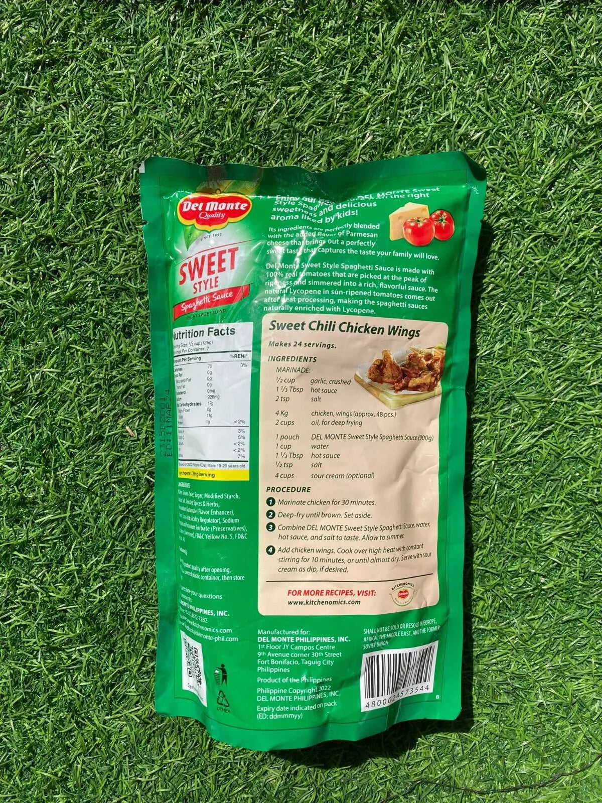 Del Monte Spaghetti Sauce Sweet Style 900g (Set of 2)