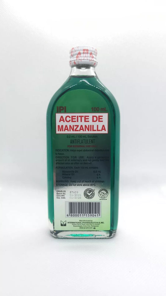 Aceite De Manzanilla 100ml (Antiflatulent)
