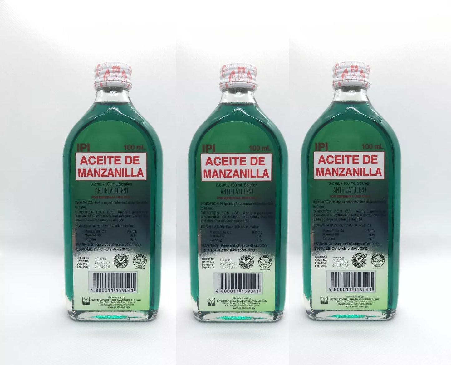 Aceite De Manzanilla 100ml (Antiflatulent)