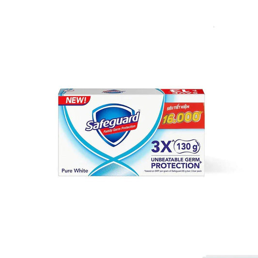 Safeguard Pure White (3 x 130g)